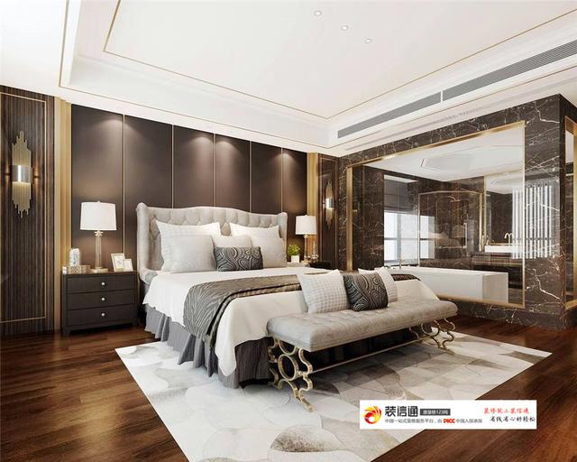 武漢華僑城350㎡輕奢風別墅裝修案例 有質感的生活品質