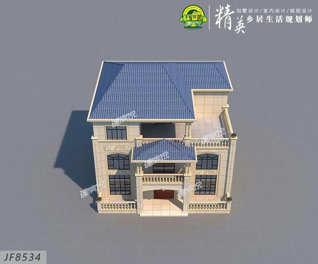 三層歐式別墅設計圖，設計精美，溫馨舒適，大氣典雅！