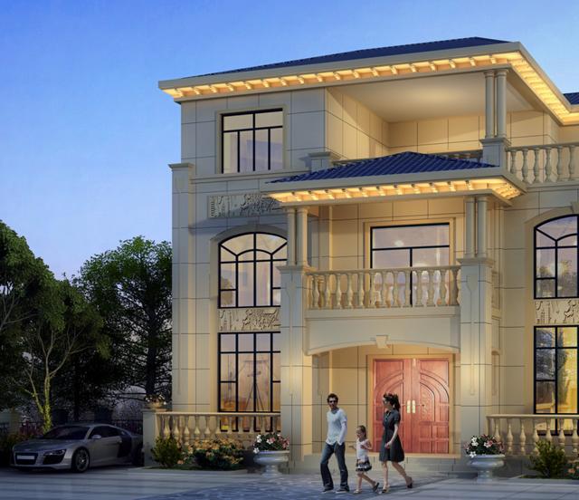 三層歐式別墅設計圖，設計精美，溫馨舒適，大氣典雅！