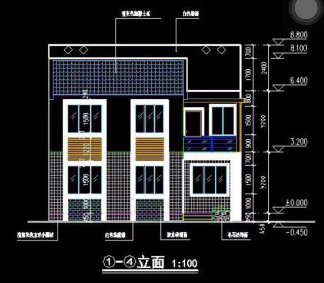 占地不足100平米的二層現代風格小別墅設計圖，簡約時尚，只需要20萬，非常吸引人。