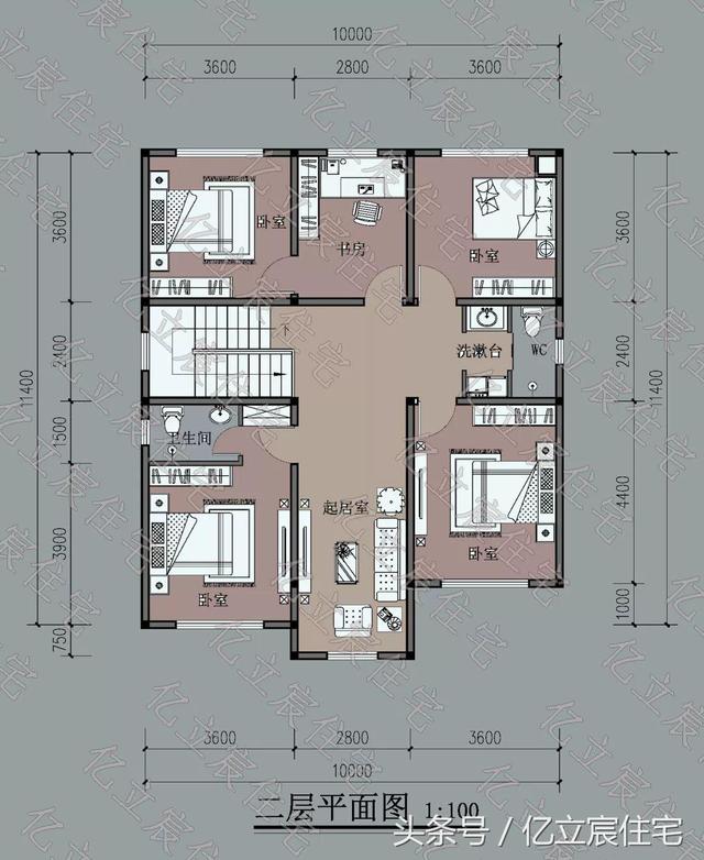 10米x11.4米二層田園風(fēng)自建房，享受自然的田園生活情趣