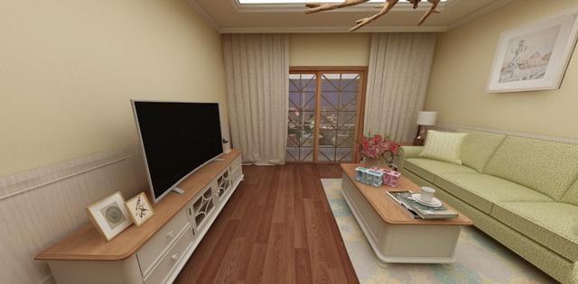 105平復古美式田園風，我最喜歡墻裙設計。