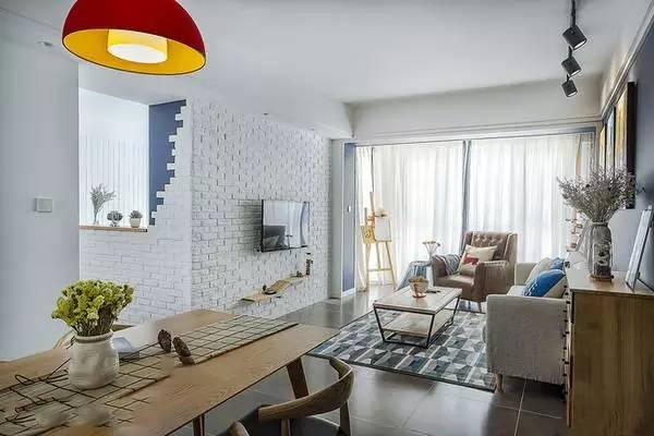 85平小戶型裝修完成，北歐風格和簡約風格混搭，不拘一格又溫馨的設計！