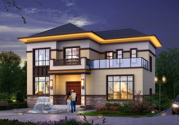 120平米農村房屋設計圖，造價20萬左右，別墅造型結構精致