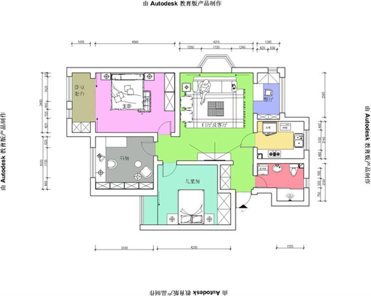 95平二居室全包裝修只花了7萬，簡潔、時尚。