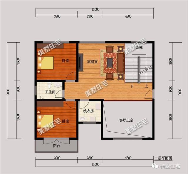 11X9米四層小宅基地現代別墅設計圖，外觀精致，布局合理。