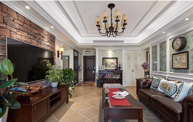 新房138平美式風格裝修完成，這樣的裝修，只有在美式大片里才能看到