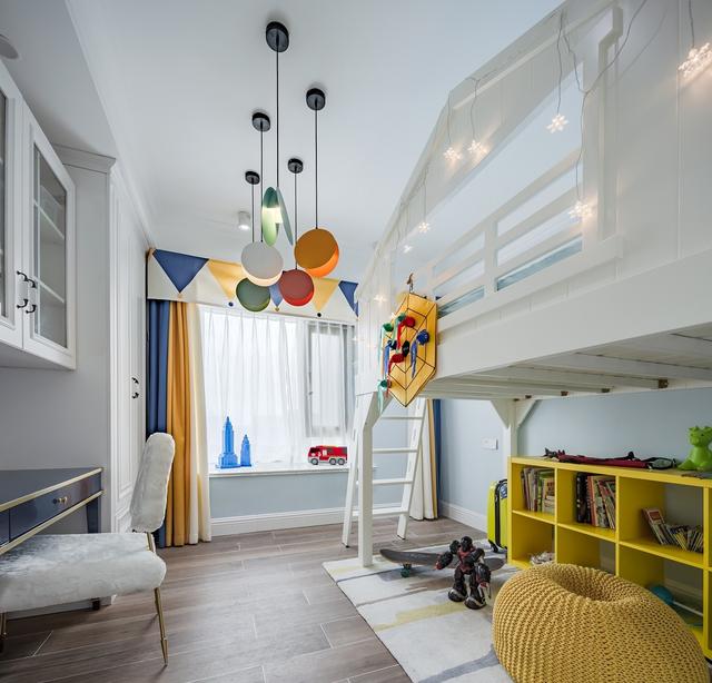 118平米的小戶型美式風(fēng)格裝修，簡潔而又舒適，看完兒童房我忍不住笑了！