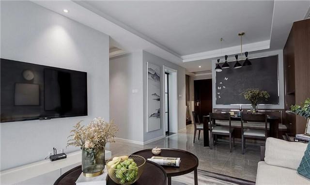 118㎡三居室簡約簡約風裝修，溫馨舒適。