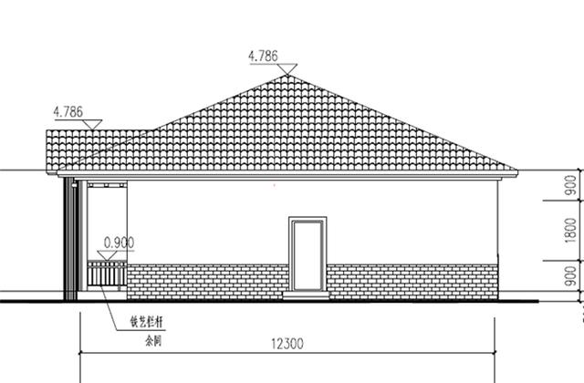 一層農村別墅設計圖，設計新穎，不僅住著舒服，而且造價經濟實惠。