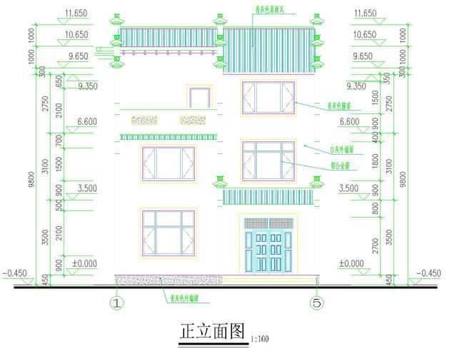 占地100平米的徽派三層自建房設計圖，融風俗文化之精華，更具古典美。