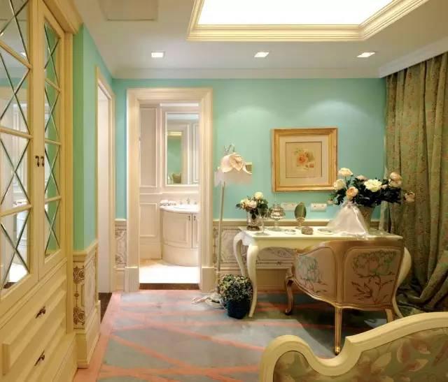 268平古典歐式風裝修范例，氣質沉穩高貴，華麗、高雅。