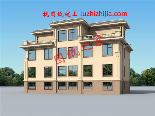 農村兄弟雙拼三層小別墅設計圖紙,帶地下室,帶地下車庫