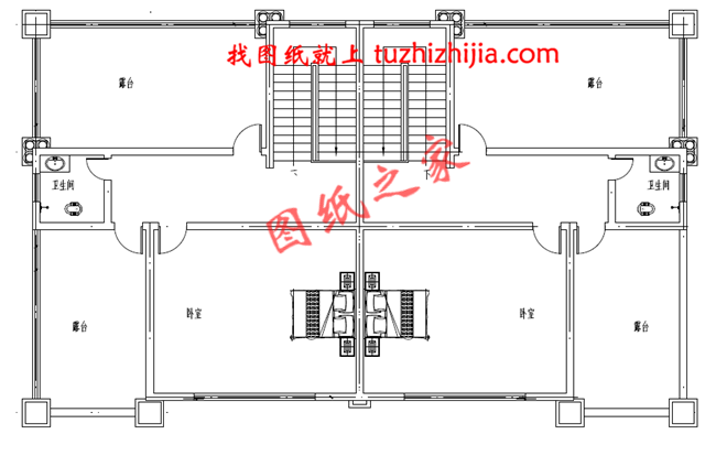 農村兄弟雙拼三層小別墅設計圖紙,帶地下室,帶地下車庫