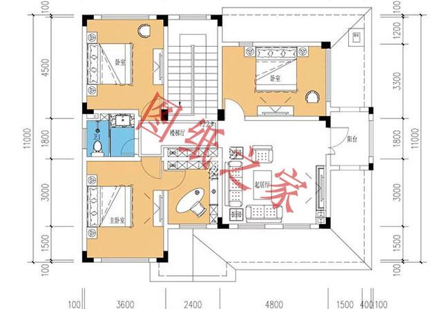 二層簡單大氣的現代別墅設計圖，看看有沒有你喜歡的。