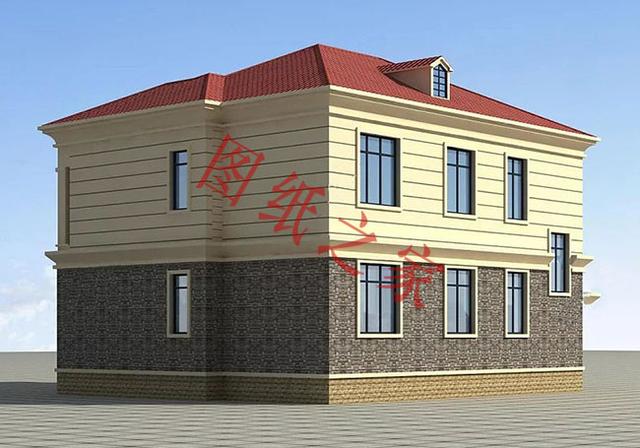 二層簡單大氣的現代別墅設計圖，看看有沒有你喜歡的。