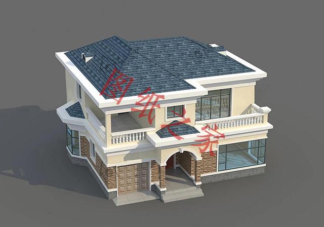 二層簡單大氣的現代別墅設計圖，看看有沒有你喜歡的。