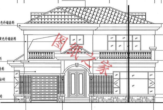 二層簡單大氣的現代別墅設計圖，看看有沒有你喜歡的。