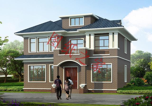 二層簡單大氣的現代別墅設計圖，看看有沒有你喜歡的。