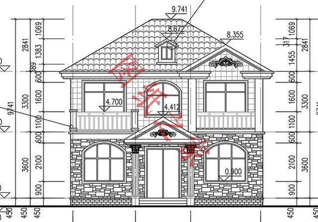 二層簡單大氣的現代別墅設計圖，看看有沒有你喜歡的。
