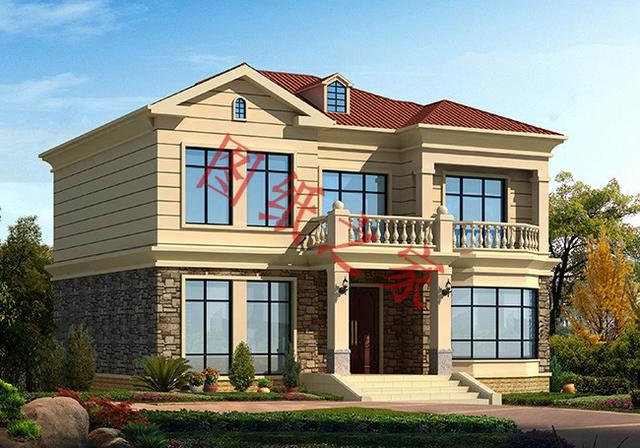 二層簡單大氣的現代別墅設計圖，看看有沒有你喜歡的。