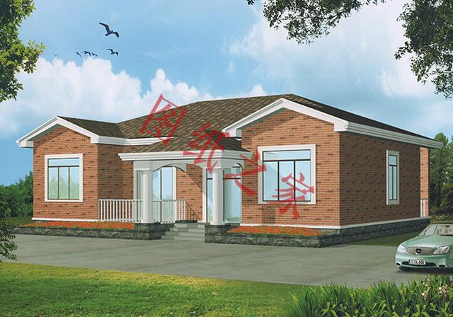 一層農村自建房，舒適美觀，經濟實用，村里人都喜歡。