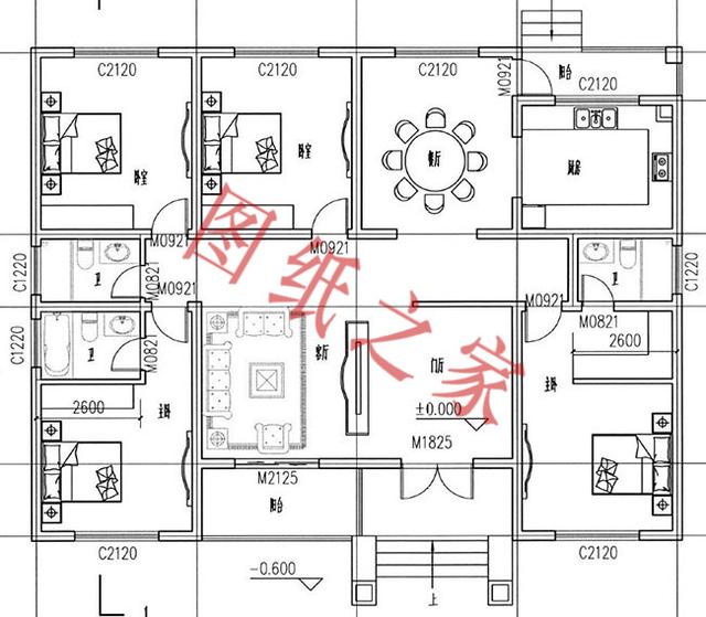 一層農村自建房，舒適美觀，經濟實用，村里人都喜歡。