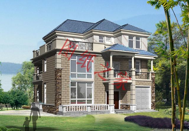 6套三層別墅設計圖，色彩出眾，接地氣，你喜歡哪一款？