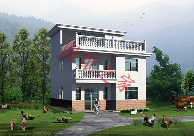 6套三層別墅設計圖，色彩出眾，接地氣，你喜歡哪一款？