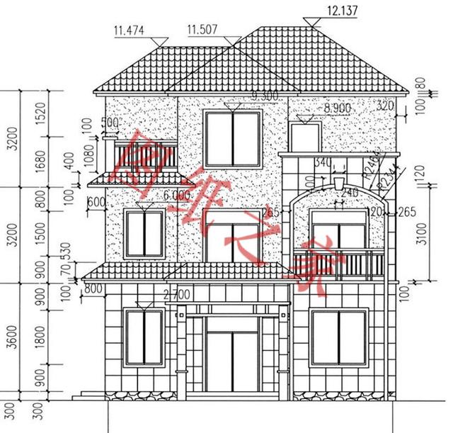 6套三層別墅設計圖，色彩出眾，接地氣，你喜歡哪一款？