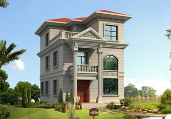 三層帶露臺(tái)21萬別墅設(shè)計(jì)圖,占地面積100平米左右