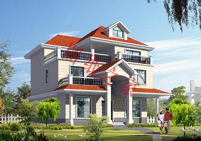 5款三層農村別墅設計圖，時尚大方、舒適實用，而且造價也不高，非常適合農村自建