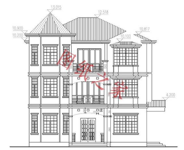 5款三層農村別墅設計圖，時尚大方、舒適實用，而且造價也不高，非常適合農村自建