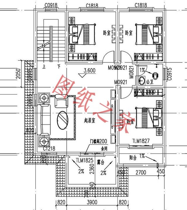 5款三層農村別墅設計圖，時尚大方、舒適實用，而且造價也不高，非常適合農村自建