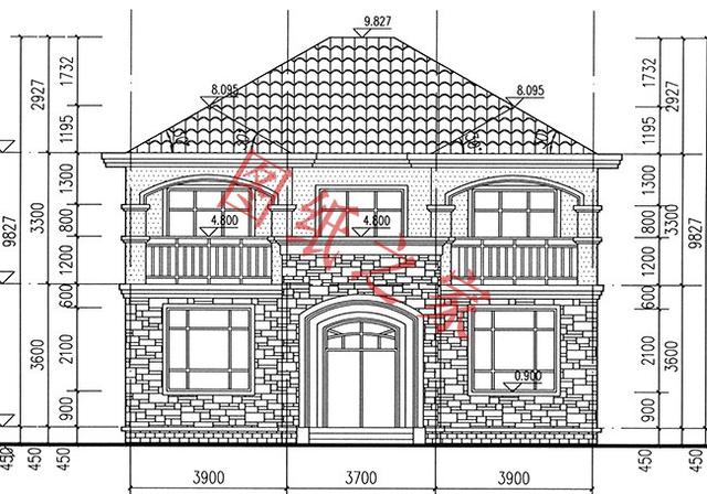 二層簡約新農(nóng)村別墅設(shè)計(jì)圖，經(jīng)典又實(shí)用，都非常符合農(nóng)村居住的需求。