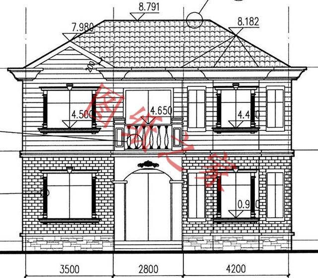 二層簡約新農(nóng)村別墅設(shè)計(jì)圖，經(jīng)典又實(shí)用，都非常符合農(nóng)村居住的需求。
