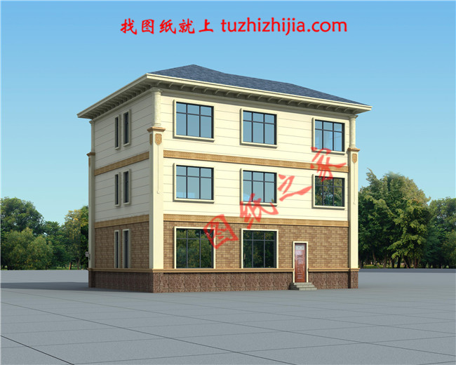 50萬左右農(nóng)村三層別墅，歐式的外觀大氣沉穩(wěn)