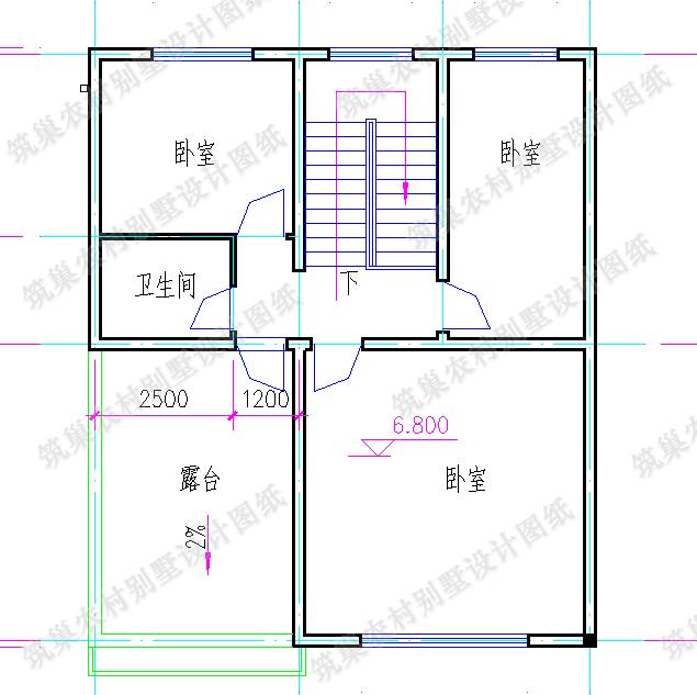 9×11米三層農村自建房，帶車庫，簡單大氣，造價25萬，適合農村自建