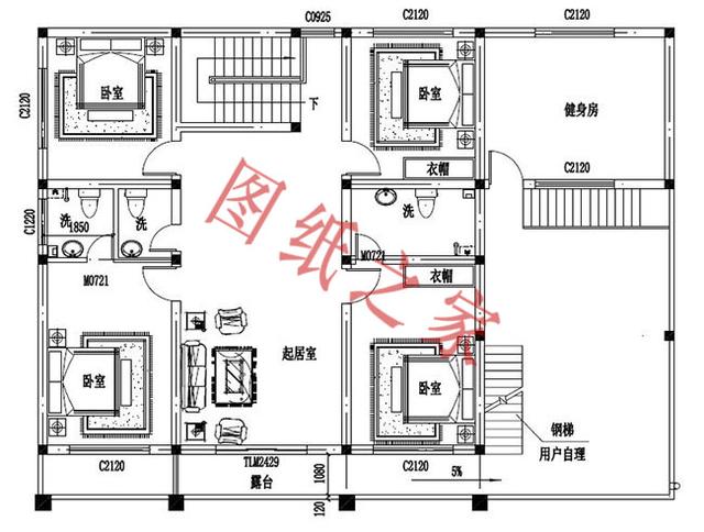 5款二層新農村別墅設計圖，外觀簡約時尚，造價也不高