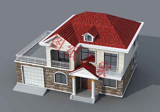 5款二層新農村別墅設計圖，外觀簡約時尚，造價也不高