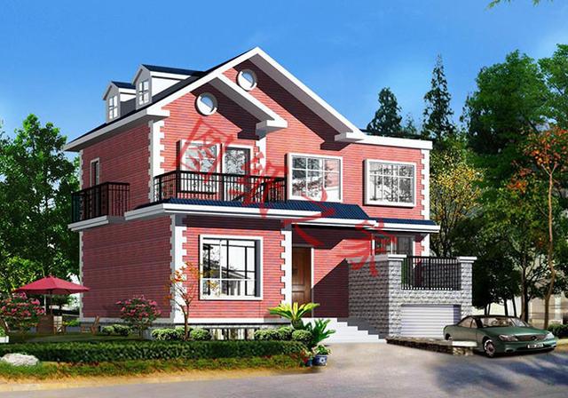 5款二層新農村別墅設計圖，外觀簡約時尚，造價也不高