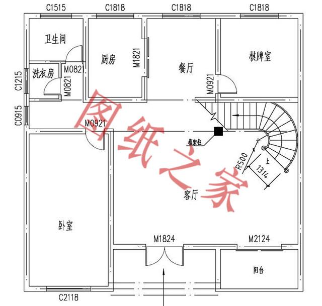 5款二層新農村別墅設計圖，外觀簡約時尚，造價也不高