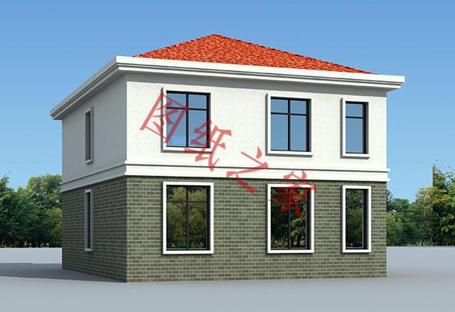 5款二層新農村別墅設計圖，外觀簡約時尚，造價也不高