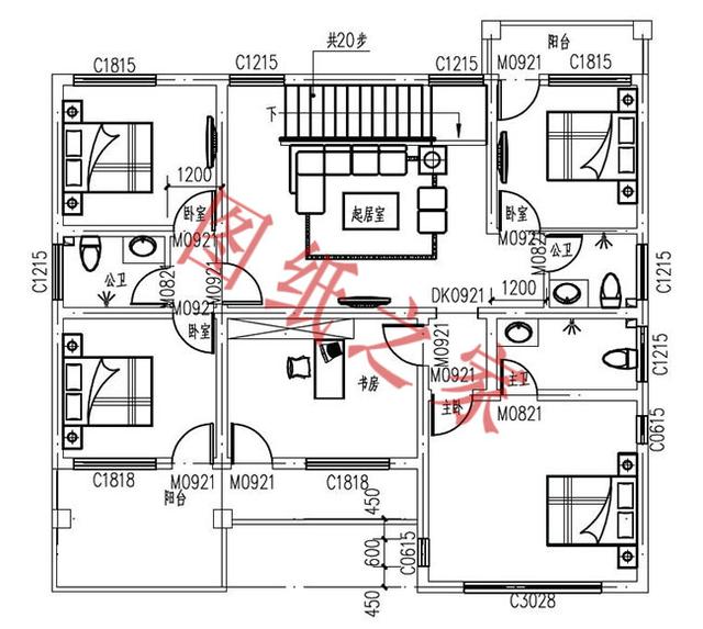 6款二層別墅設計圖，精致漂亮，經濟劃算，告別搖號買房