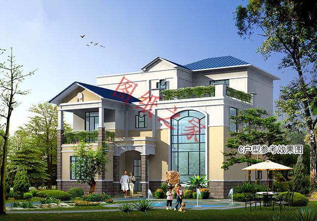 三層農村別墅設計圖，簡單大氣，有沒有讓你心動的一款？