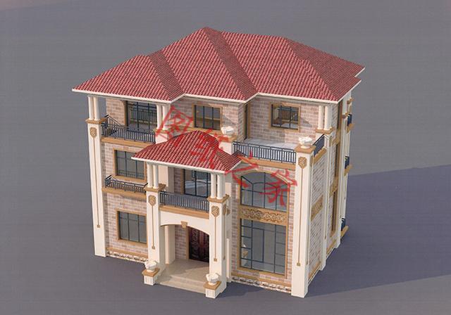 三層農村別墅設計圖，簡單大氣，有沒有讓你心動的一款？