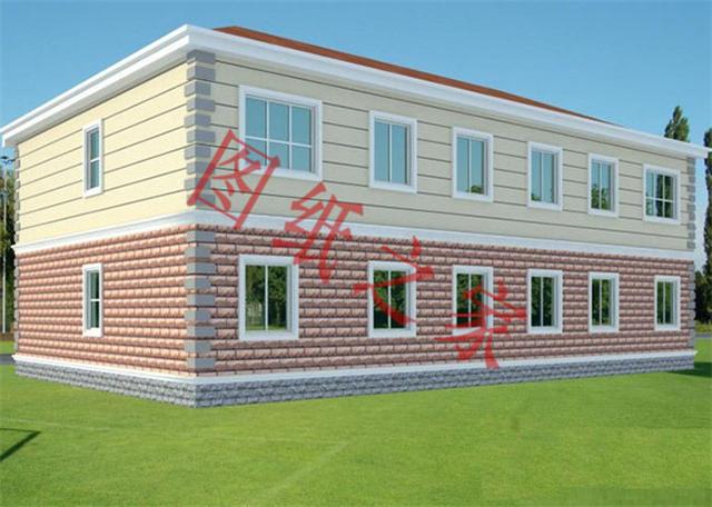 5款兄弟雙拼別墅設計圖，美觀大氣，而且造價還不高。