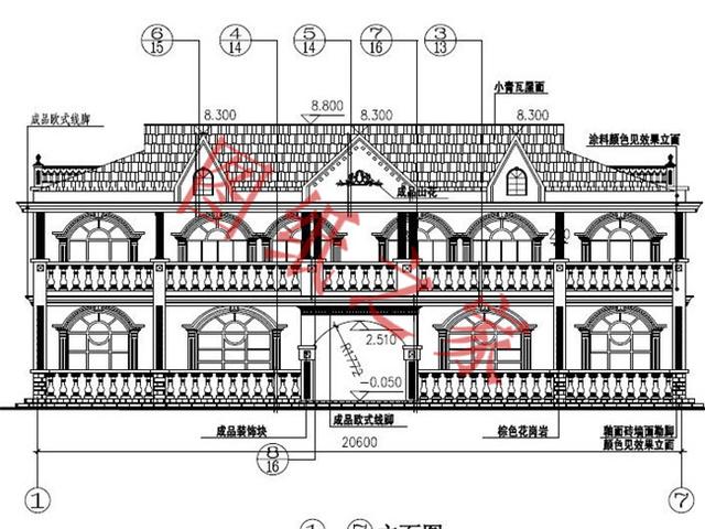 5款兄弟雙拼別墅設計圖，美觀大氣，而且造價還不高。
