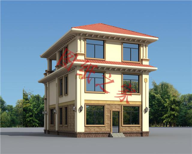 5款三層農村別墅設計圖，溫馨舒適，戶型方正，簡單實用