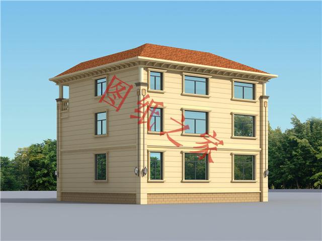 5款三層農村別墅設計圖，溫馨舒適，戶型方正，簡單實用